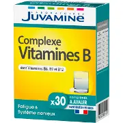 диетическая добавка Juvamine (Жувамин) Комплекс витаминов В, с подсластителем, капс. №30