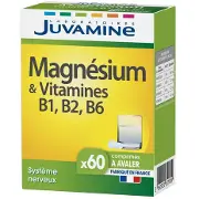 диетическая добавка Juvamine (Жувамин) магний + витамины B1, B2, B6 с подсластителем, табл. №60