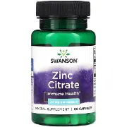 Swanson (Свенсон) Цинк цитрат Zinc Citrate 50 мг капс. №60