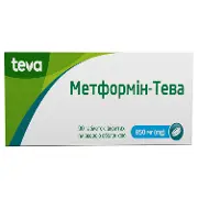 Метформін-Тева табл. 850 мг №90