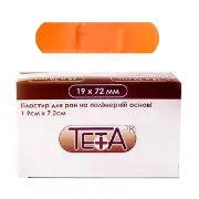 Пласт. Тета бакт. полим. осн. 1,9*7,2см №1