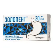 Золопент табл. п/о кишк. розч. 20мг №30