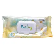 Салфетки влажные с екстрактом ромашки №60 Др.Бауер