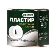 Пластырь Др.Бауер неткана основа котушка 2,5*500см