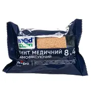 Бинт медичний самофиксирующийся Медтекстиль 8см*4м №1 бежевий