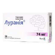 Лурания табл. п/о 74мг №28