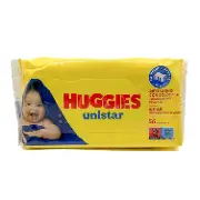 Салфетки влажные детские HUGGIES (Хаггис) Unistar 56 шт