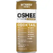Вода вітамінна OSHEE (Оше) Vitamin Coctail Guava Orange Вітамінний коктейль напій газований зі смаком гуава та апельсин 250 мл