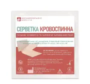 Кровоостанавливающее средство первой помощи зет-сложенное пропитанное гемостатическим раствором на основе хитозана размер 10 см x 100 см 1 шт