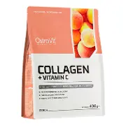 Коллаген + Витамин С OSTROVIT (Островит) Collagen + Vitamin C для суставов и связок порошок с персиковым вкусом 400 г