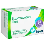 Эсциталопрам-Тева таблетки покрытые плёночной оболочкой по 20 мг 9 блистеров по 10 шт