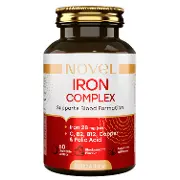 Витамины NOVEL (Новел) Iron Complex Железо Комплекс таблетки жевательные флакон 60 шт