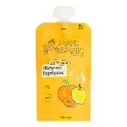 Пюре фруктовое детское MARK&MART (Марк и Март) Запечённое яблочко и тыковка без сахара гомогенизированное стерильное 120 г
