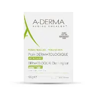 Мило дерматологічне A-DERMA на безмильній основі з екстрактом вівса реальба 100 г