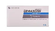 Цефазолін порошок для розчину для ін'єкцій 1 г флакон №1