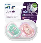 Пустышка PHILIPS AVENT 349/12 силиконовая 18+ для девочек №2