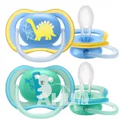 Пустышка PHILIPS AVENT 349/11 силиконовая 18+ для мальчика №2