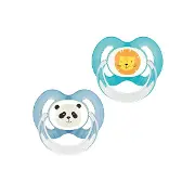 Пустушка силіконова BABY-NOVA 28360-3 з малюнком та кільцем №2