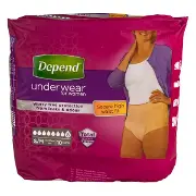 Трусы урологические для женщин DEPEND размер s/m объем 70-105 см №10