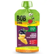 Дитяче пюре BOB SNAIL Равлик Боб смузі банан чорна смородина 120 г