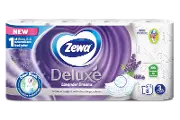 Папір туалетний ZEWA DELUXE лаванда, білий №8