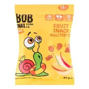 Снек фруктовий Равлик Боб BOB SNAIL мультифрукт 40 г
