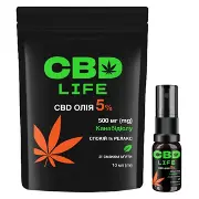 CBD масло с каннабидиолом 5% спрей 10МЛ мята 0489