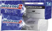 Зубна паста BLEND-A-MED 3D WHITE відбілювання та глибоке очищення з деревним вугіллям 75 мл