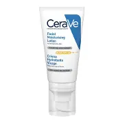 Денний легкий зволожуючий крем CeraVe SPF50+ для нормальної та сухої шкіри обличчя 52 мл