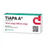 Тіара А табл. п/о 160мг/10мг №28
