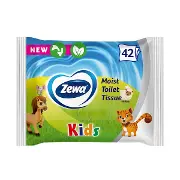 Туалетний папір Zewa Kids вологий №42