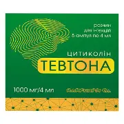 Тевтона розчин для ін'єкцій 1000 мг/4 мл ампула 4 мл №5