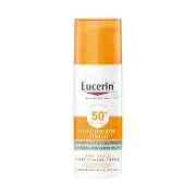 Сонцезахисний гель-крем для обличчя з тонуючим ефектом Eucerin Oil Control для комбінованої та проблемної шкіри SPF 50+ відтінок світлий 50 мл