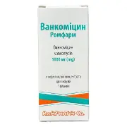 Ванкоміцин Ромфарм ліофілізат для розчину для інфузій 1000 мг флакон №1
