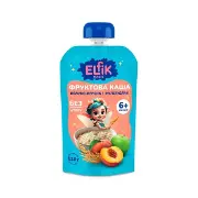 Каша фруктова Elfik Magic яблуко, мультизлакова каша і персик дой-пак 110 г