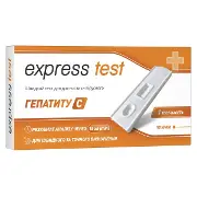 Тест-касета Express Test для діагностики вірусу гепатиту С у крові №1