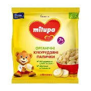 ПАЛОЧКИ КУКУРУЗНЫЕ ДЛЯ ДЕТЕЙ MILUPA БАНАН И ВИТАМИН B1 С 7 МЕСЯЦЕВ 20 Г