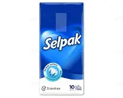 Хустинки папер. Selpak 4-х шар. №10