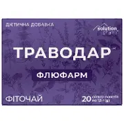 Траводар ФлюФарм фіточай дієтична добавка в фільтр-пакетах по 1,5 г 20 шт Solution Pharm