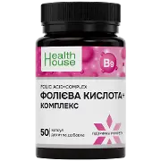 Фолієва кислота+комплекс капсули №50, Хелз Хаус