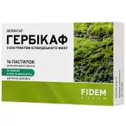 Гербикаф пастилки с экстр.исландс.мха №16 мʼята и эвкалипт, Фидем Фарм