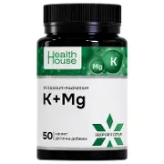 Калій+Магній каплети №50, Хелз Хаус