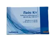 Лайс КІТ табл. сублінг. №40 (10 табл. 300 АО та 30 табл. 1000 АО)