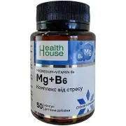 Магній+B6 комплекс від стресу №50 капс., Хелз Хаус