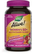 Натурес Вей (Nature's Way) Alive! Women's 50+ Мультивітаміни для жінок 50+ пастилки жув. №60