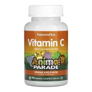 Натурес плюс (Nature's Plus) Вітамін С для дітей апельсиновий сік таблетки жувальні №90