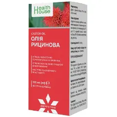 Рицинова масло 100 мл, Хелз Хаус
