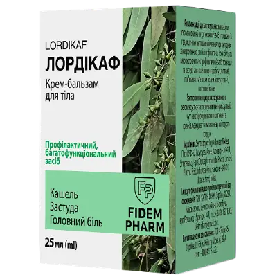 Лордикаф крем-бальзам 25г, Фидем Фарм Лордикаф крем-бальзам 25г, Фидем Фарм
