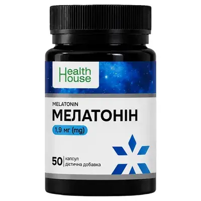 Мелатонин капсулы 1,9 мг №50, Хелз Хаус