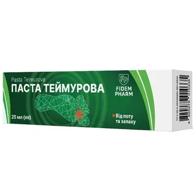 Паста Теймурова 25 г, Фидем Фарм